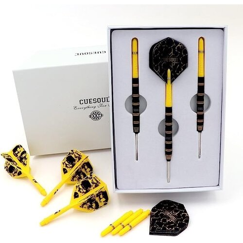 CUESOUL Cuesoul Challenge Black Yellow 90% Darts