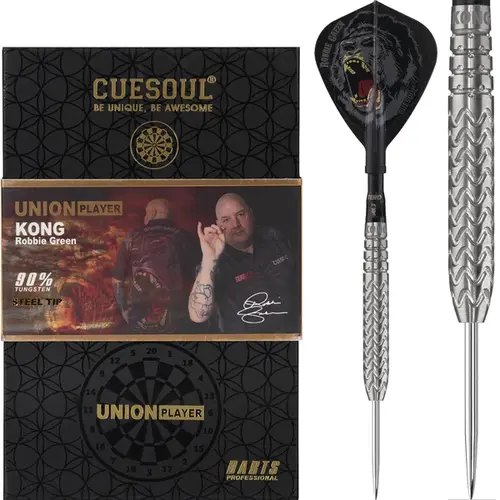 CUESOUL Cuesoul Robbie Green Silver 90% Darts
