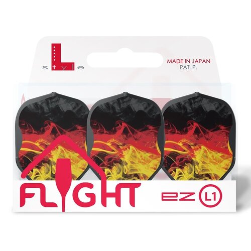 L-Style L-Style L1 EZ RYB Black Darts Flights
