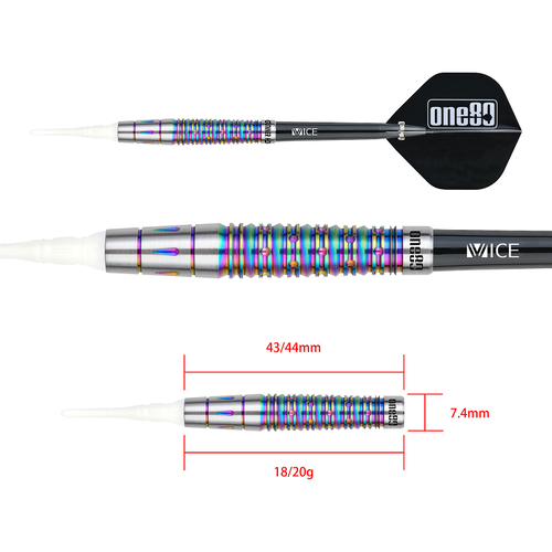 ONE80 ONE80 Gunner Lourence Ilagan HD 80% Soft Tip Darts