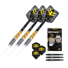 ONE80 ONE80 Gunner 3 Lourence Ilagan Black Gold 90% Soft Tip Darts