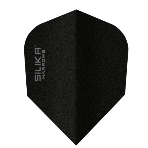 Harrows Harrows Silika Solid Black NO6 Tough Crystalline Coated Darts Flights