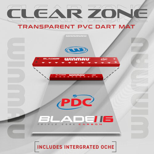 Winmau Winmau Clearzone PVC + Oche Dart Mat