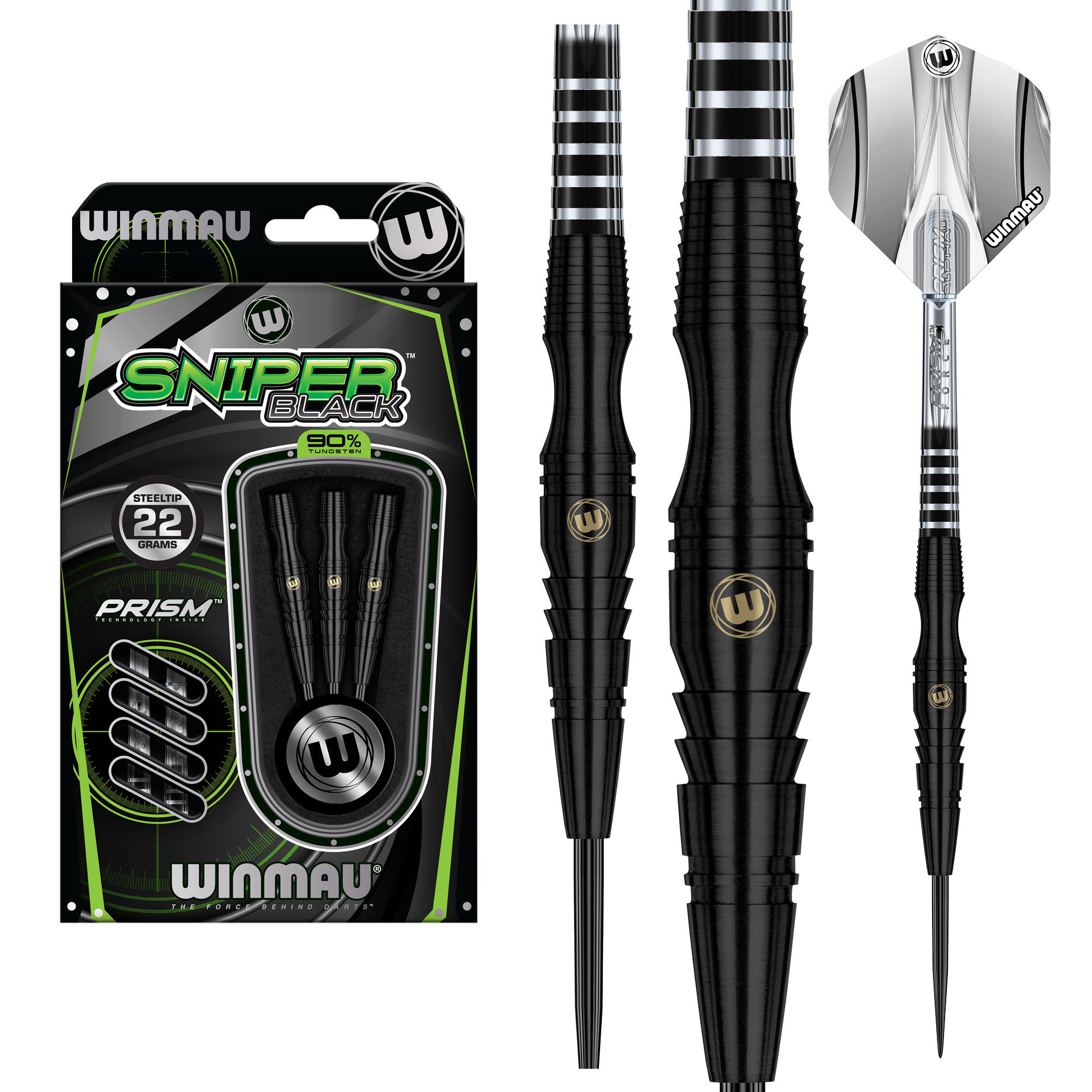 Winmau Sniper Black 90 Darts