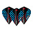 Winmau Prism Zeta Kite Black/Blue Darts Flights