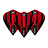Winmau Prism Alpha Kite Red/Black Darts Flights