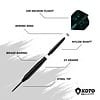 KOTO 2 KOTO Black Brass Darts + 90 Pieces Accessories Darts