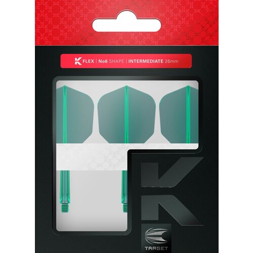 Target Target K-Flex Green NO6 Darts Flights