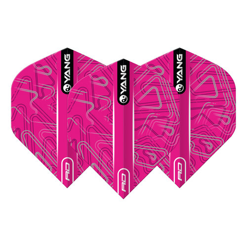 Red Dragon Red Dragon Yin Yang Pink Black Darts Flights