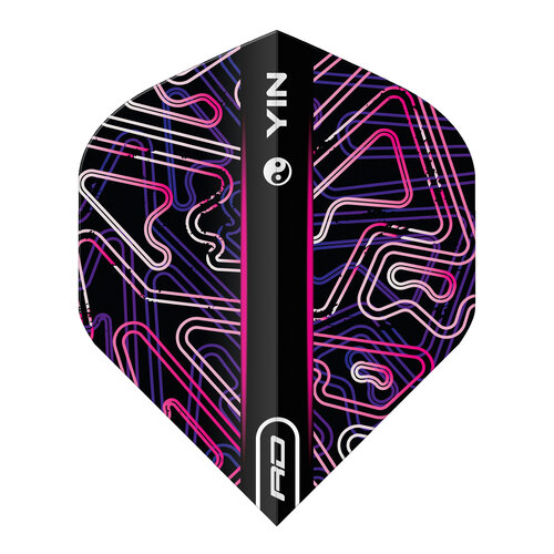 Red Dragon Red Dragon Yin Yang Pink Black Darts Flights