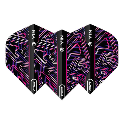 Red Dragon Red Dragon Yin Yang Pink Black Darts Flights