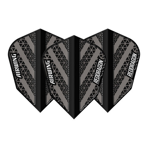 Red Dragon Red Dragon Airwing Black Grey V- Standard Darts Flights