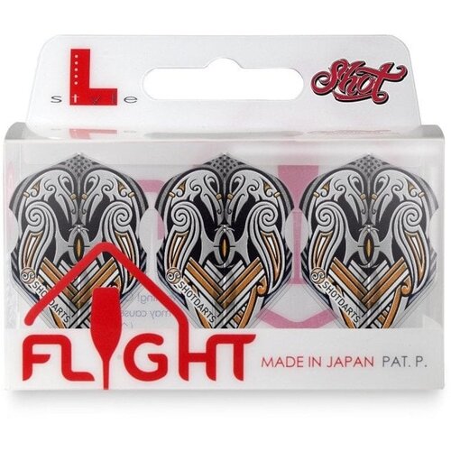 Shot Shot L-Style Viking Raven Black L3 Darts Flights