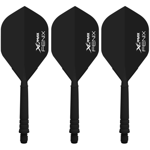 XQMax Darts XQ Max Fenix Black Standard Darts Flights