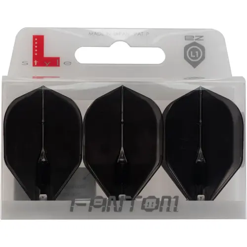 L-Style L-Style Fantom EZ L1 Standard Black Darts Flights