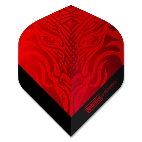 Pentathlon Pentathlon HD150 Metallic Dragon Red Darts Flights