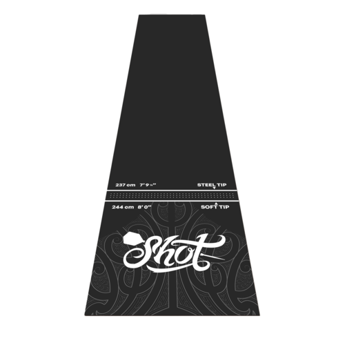 Shot Shot Rubber 300x62 cm Dart Mat