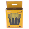 CUESOUL Cuesoul ROST T19 Integrated Dart Flights Big Standard Wing Carbon Yellow Darts Flights