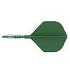 CUESOUL Cuesoul ROST T19 Integrated Dart Flights Small Standard Wing Carbon Green Darts Flights