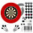 Winmau Blade 6 + Surround + KOTO Accessory Kit Steeltip 90 Pieces