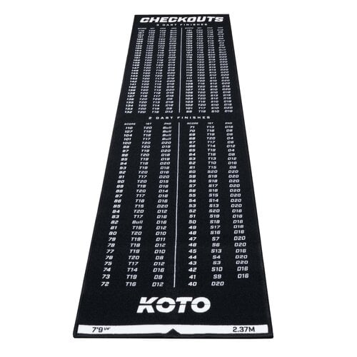 KOTO KOTO Carpet Checkout 237x60cm Dart Mat