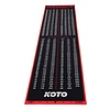 KOTO KOTO Carpet Checkout Red 237 x 60cm Dart Mat