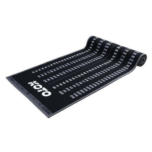 KOTO KOTO Carpet Checkout Grey 237 x 60cm Dart Mat