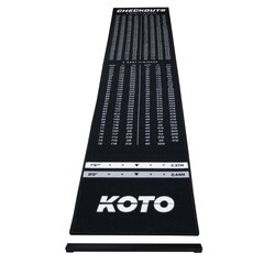 KOTO Carpet Checkout 285 x 60cm + oche Dart Mat