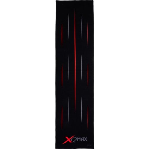 XQMax Darts XQ Max Carpet Black Red 237x60 Dart Mat