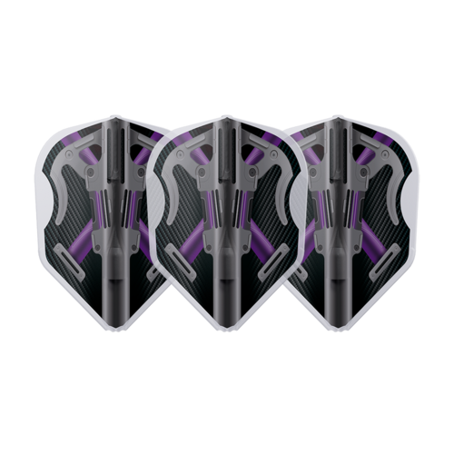 L-Style L-Style EZ L3 Mike Valentin Clear White V3 Darts Flights