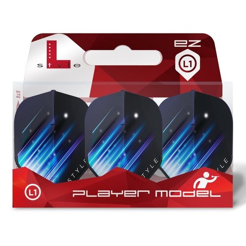 L-Style L-Style EZ L1 Niels Zonneveld Black V1 Darts Flights