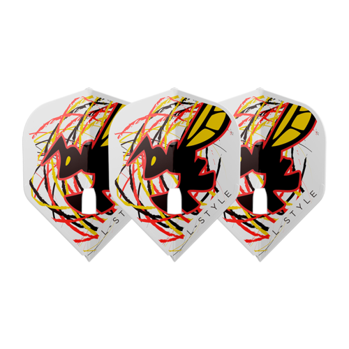 L-Style L-Style L1 Pro John Desreumaux White V1 Darts Flights