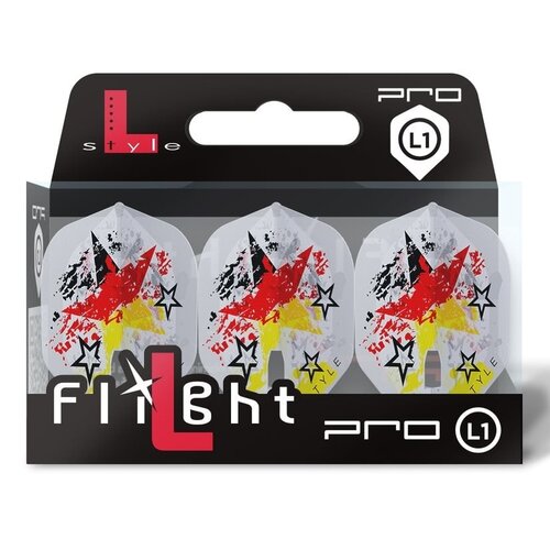 L-Style L-Style L1 Pro Stefannie Rennoch Clear White Darts Flights