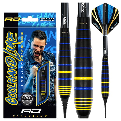 Red Dragon Red Dragon Luke Humphries World Champion Brass Soft Tip Darts