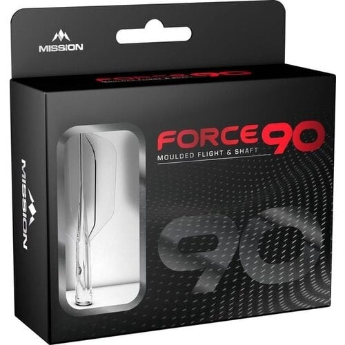 Mission Mission Force 90 Slim Clear Darts Flights