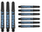 Target Pro Grip Tag 3 Set Black Blue Darts Shafts