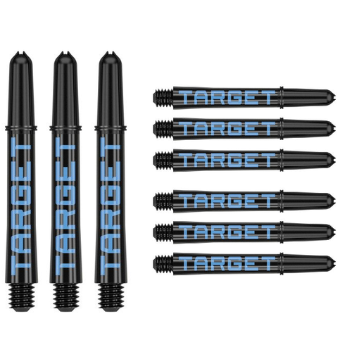 Target Target Pro Grip Tag 3 Set Black Blue Darts Shafts