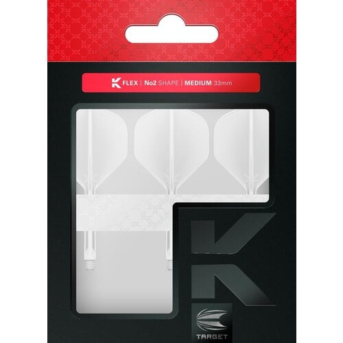 Target Target K-Flex White NO2 Darts Flights