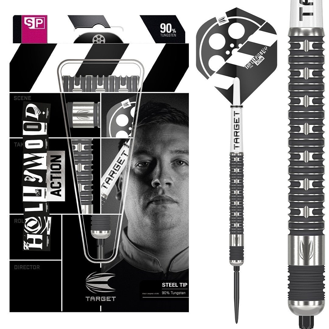 ダーツ TARGET HOLLYWOOD ACTION CHRIS DOBEY Target Chris Dobey Hollywood Action Soft Tip Darts - 20gm
