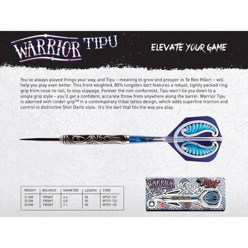 Shot Shot! Warrior Tipu 80% Darts