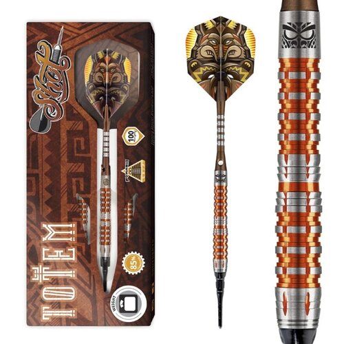 Shot Shot Totem 3 85% Orange Soft Tip Darts