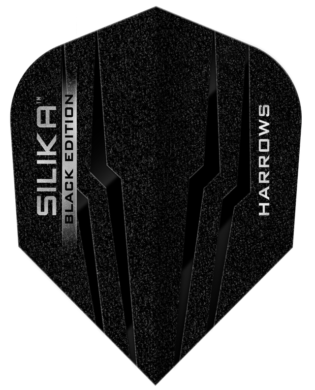 Harrows Silika Black NO6 Darts Flights