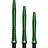 Mission Atom13 Anodised Metal Gripped Green Darts Shafts