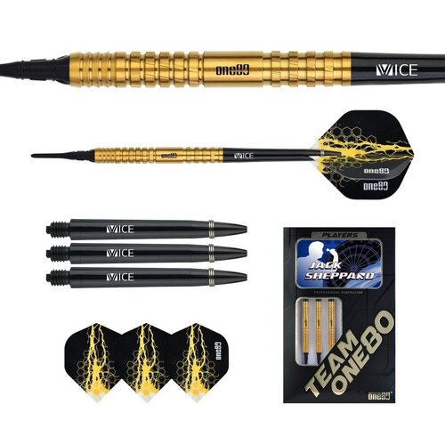 ONE80 ONE80 Jack Sheppard 90% Soft Tip Darts