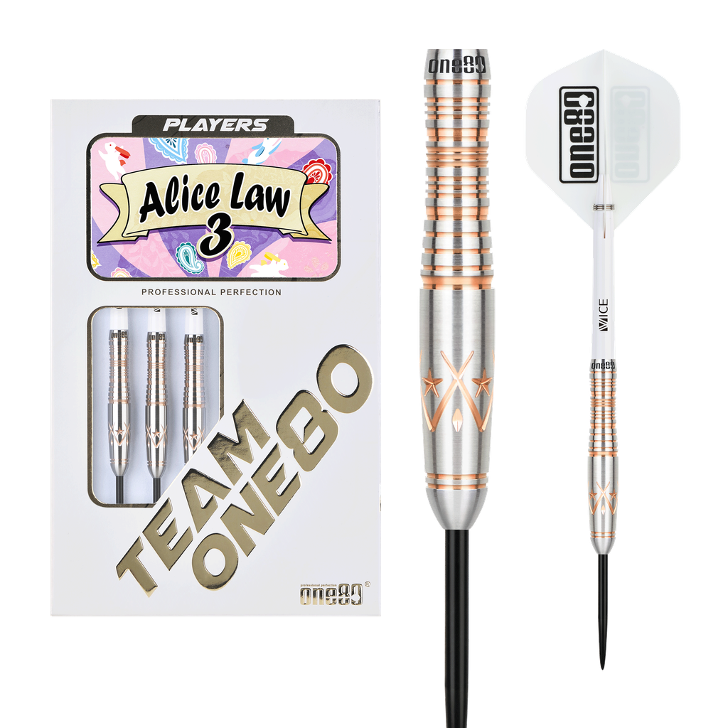 ダーツ One80 Alice Law ver.3 2BA 18g Rose Gold ダーツ > ソフトダーツ > ブランド【ワ行】 > ワンエイティ