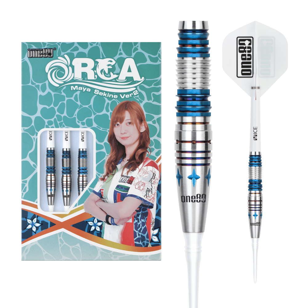【期間限定送料無料】 II Orca Sekine Maya ONE80 No.5 Darts Tip Soft 90% Blue ダーツ