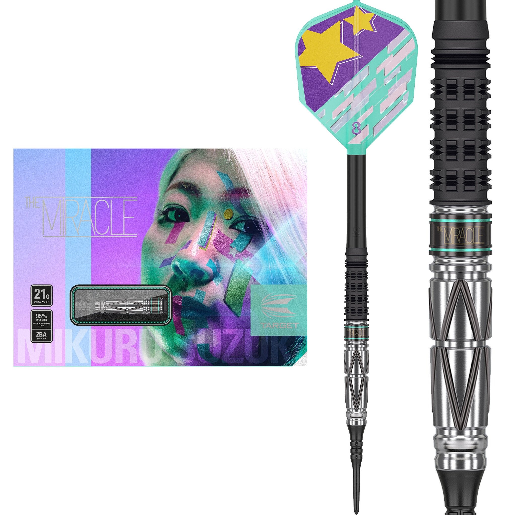 TARGET MIRACLE G4 MIKURU SUZUKI SwissPoint STEEL Darts