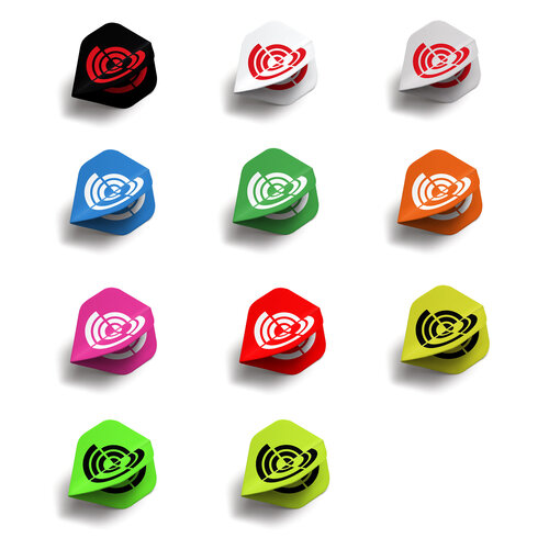 Dartshopper [4 sided] Customised Dart Flights Logo - 100 Micron | 10 Sets (30 Dart Flights)