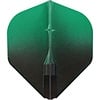 L-Style L-Style EZ L1 Standard 2-Tone Black Green Darts Flights