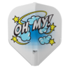 L-Style L-Style EZ L1 Wayne Mardle V1 Type B White Darts Flights